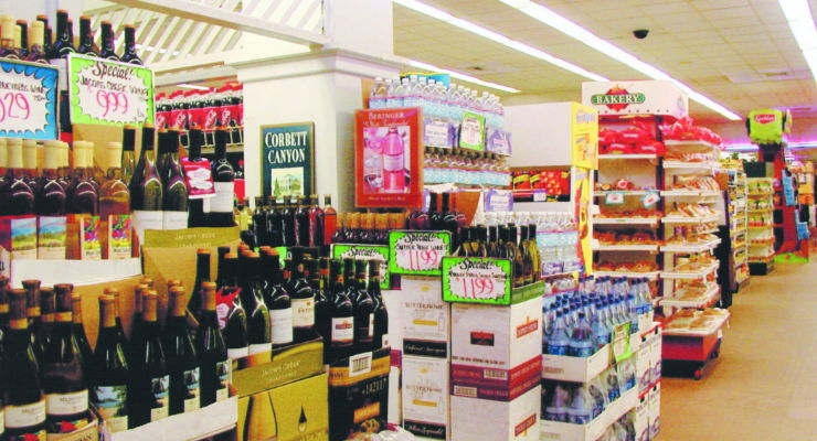 Store shelves Waikiki Food Pantry